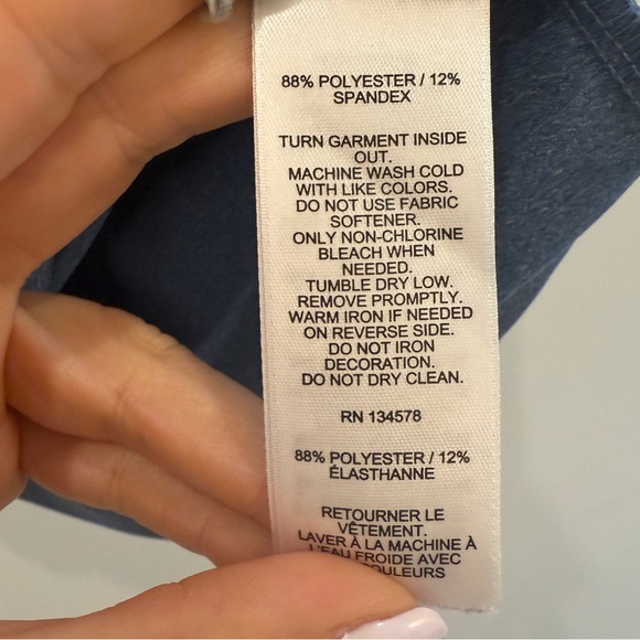 Vineyard Vines Kids Blue Basketball Long Sleeve Tee - Picture 4 of 5